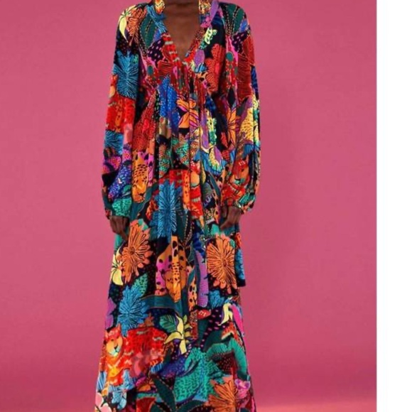 FARM Rio Cool Leopards Maxi Dress - Picture 3 of 5